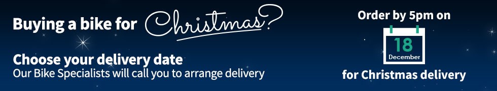 Buying a bike for Cristmas? Choose your delivery